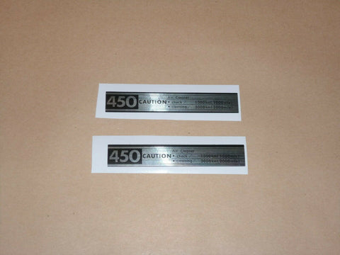 Honda CB450 Side Cover DECAL PAIR 87505-283-000 sticker panel x2 CB 450