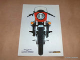 Vintage Moto Guzzi 850 Lemans MK1 Brochure excellent nos RED