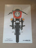 Vintage Moto Guzzi 850 Lemans MK1 Brochure excellent nos BLUE