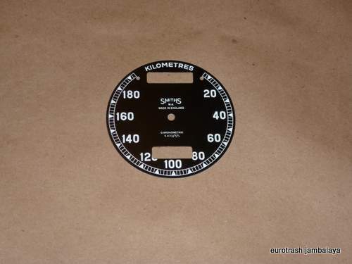 Smiths Chronometric Speedo Face S433 Triumph BSA Norton 180 kilo
