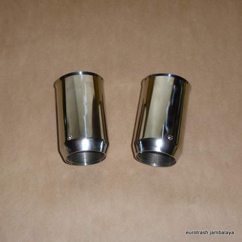 Triumph Fork Seal Holder SET Stainless 97-1654 500 650 '64-'68