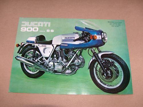 NOS Ducati 900 SS Brochure 1976 the first one!!