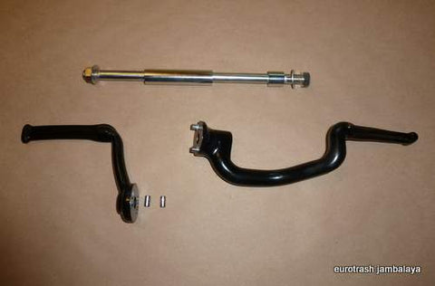 Triumph Pre-Unit Footrest Footpeg w/ Stud+Nuts SET NEW 500 650 '54-'62