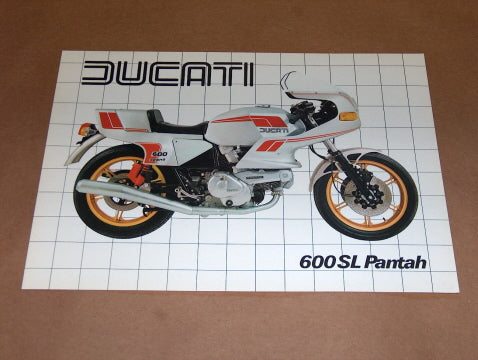 Ducati 600 SL Pantah Brochure 600sl