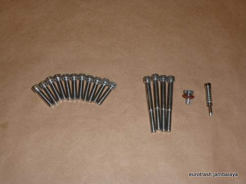 Triumph Pre Unit S/S SCREW SET Clutch Case 500 650 Sw/arm Alternator