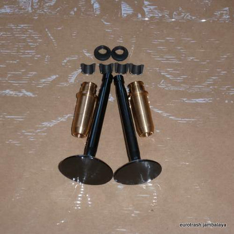 Ducati 250 Monza Valve/Guide/Seal/Keeper SET bevel single in/exh