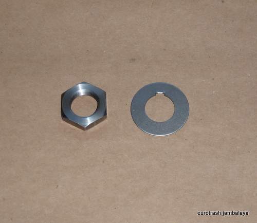 Ducati Single Clutch Mainshaft Nut/Tab Washer SET 250 350 450