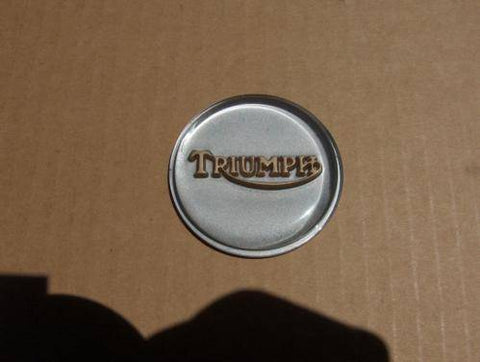 TRIUMPH T140 X75 750Tank Badge 83-4776 as NOS GOLD