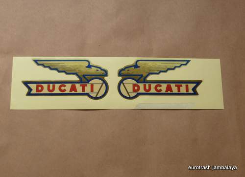 FOIL Ducati Gas Tank Decal SET 0032-83-210/-220 early