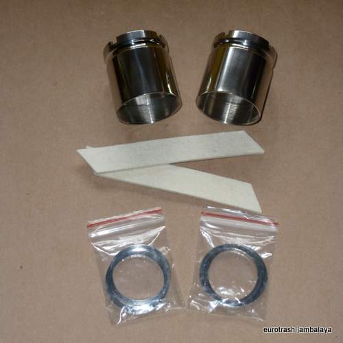 Triumph Pre-Unit Fork Seal Holder SET COMPLETE Stainless 97-0390