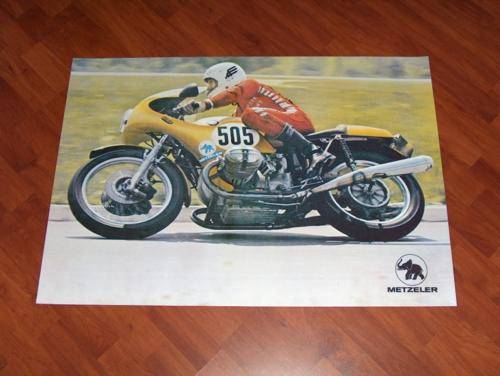 BMW R90S Racing Poster by Metzeler r90 s r100rs r100