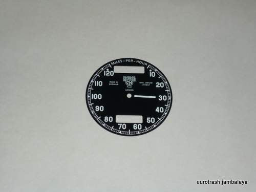 Smiths Chronometric Speedo Face Triumph BSA Norton JAEGER 120mph