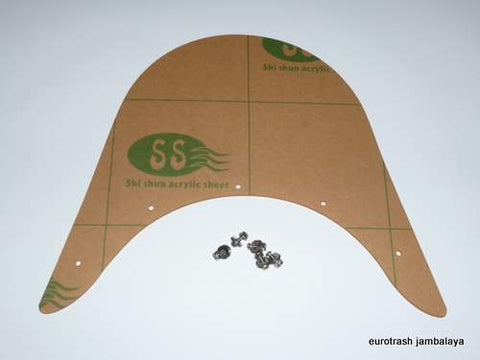 Ducati 250 Mach 1 Mk 3 Bevel Single Racing # Plate FLYSCREEN