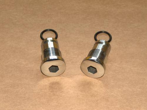 Ducati Bevel Single 31.5mm Fork Nuts Stainless NEW 250 350 450