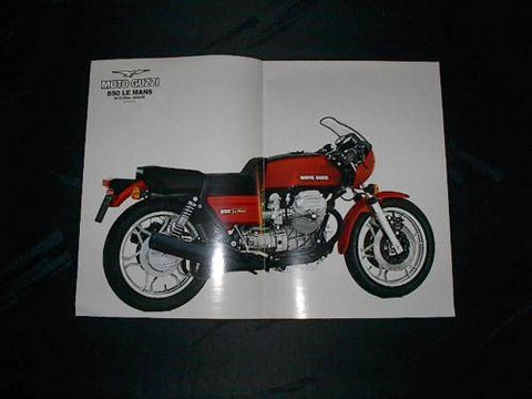 Vintage Moto Guzzi 850 Lemans MK1 Brochure FLAWLESS nos