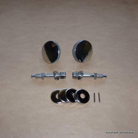 Norton 750 850 Commando Seat Knob / Shock Bolt Kit Alum/SS