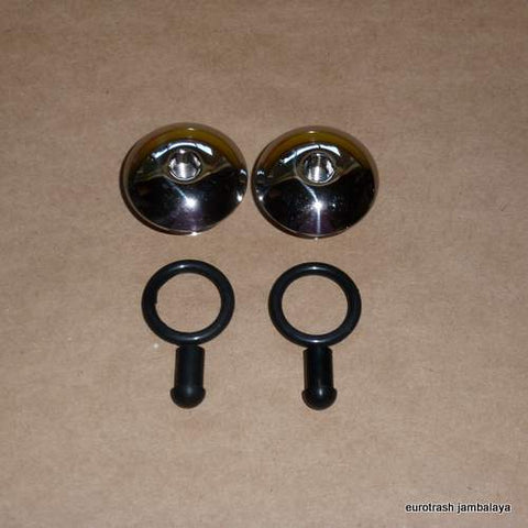 Matchless 500 600 650 750 Top Fork Nut SET STAINLESS cap 02-2215