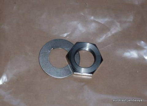 Ducati Single Crankshaft Nut/Tab Washer/Key SET 250 350 450