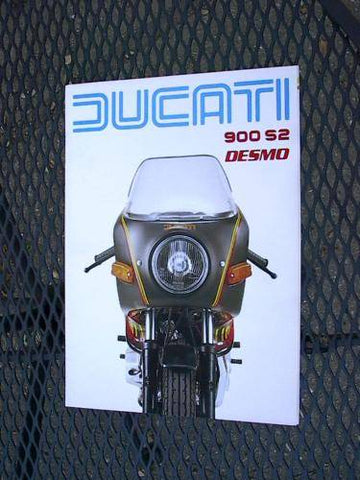 Ducati 900 S2 Factory Brochure '80's perfect NOS