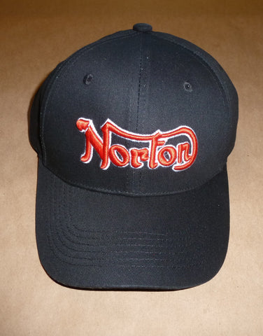Norton Embroidered Baseball Hat Cap Top Quality Canvas 750 850 Commando Atlas