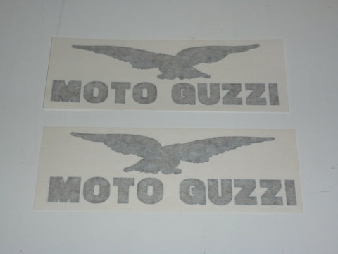 Moto Guzzi Tank Decal SET Lemans 1000 Lario 650 Gas Tank LARGE black/gold 190mm