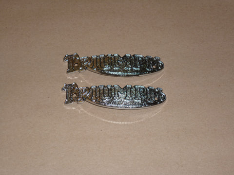 Triumph Pre Unit Gas Fuel TANK BADGE SET F1823 82-1823 500 650 Speed Twin Trophy