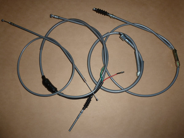 Honda CT70 K0 H Trail 70 CONTROL CABLE SET as nos Throttle Brake Speedometer Clutch