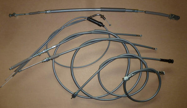 Honda SL 350 K1 K2 Motosport CABLE SET COMPLETE throttle brake clutch speedo tacho SHORT