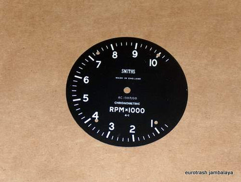 Smiths Chronometric Tachometer Face Dial RC1307/00