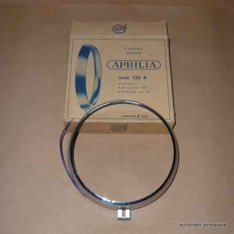 NOS Ducati 250 Scrambler Diana Aprilia Headlight Rim 0622-38-290