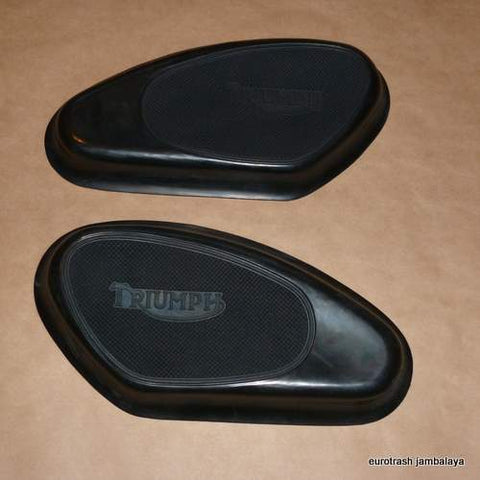 Triumph Gas Tank Knee Grip SET 82-1605/6 pre unit 500 650 150 200 Cub