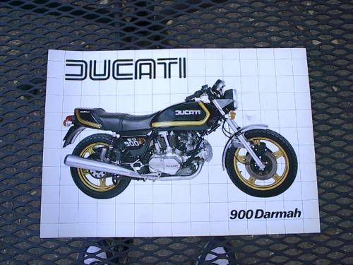 Ducati 900 Darmah Brochure perfect 900ss bevel ss