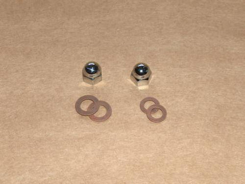 Triumph Tiger Cub Oil Line Nut Kit STAINLESS t15 t20