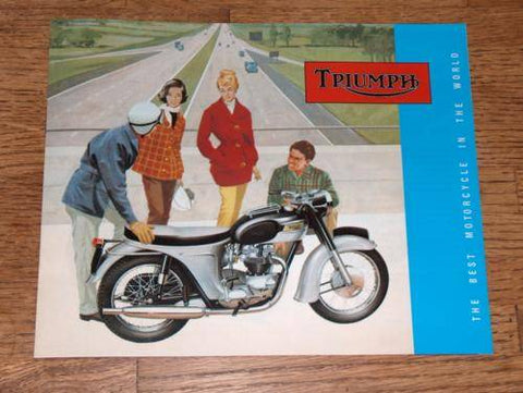 Vintage Triumph 1963 Range Catalogue t120 t20